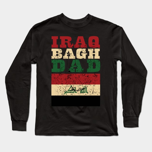 Flag of Iraq Long Sleeve T-Shirt by KewaleeTee